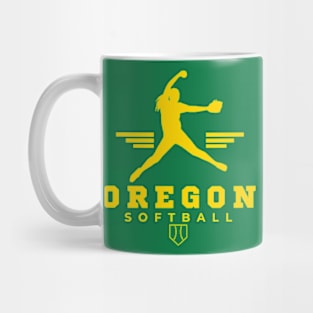 Oregon ducks softball Mug